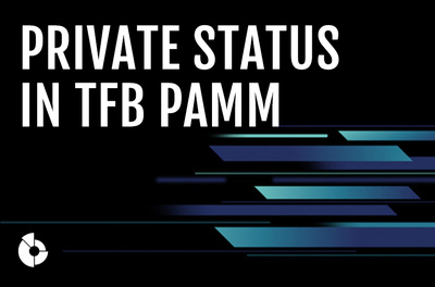 TFB PAMM中基金经理的私人身份
